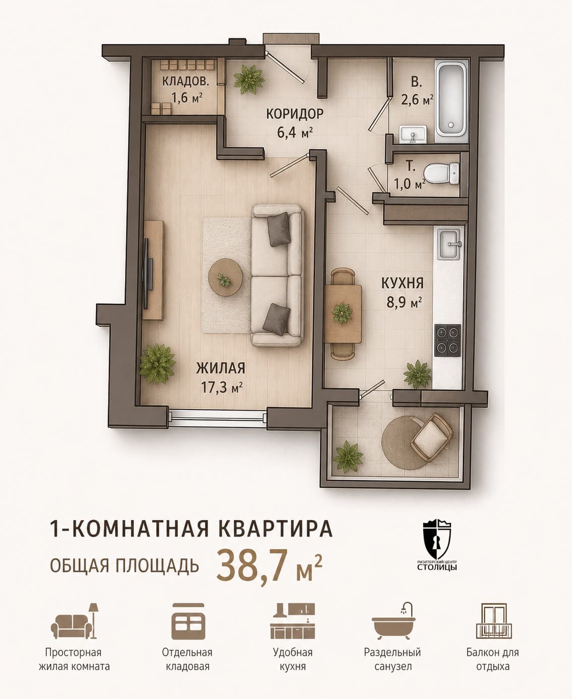 Продается уютная квартира . Метро «Ковальская Слобода» — 2 минуты — Минск, Октябрьский